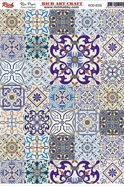 Rich Rice Decoupage Paper Code:8335