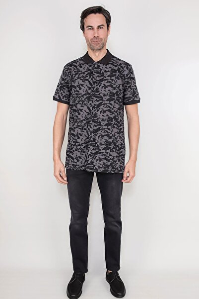 ALEXANDERGARDI Alexanderagrdı Kamuflaj Desenli Polo Yaka T-shirt (20-HNDKS04)
