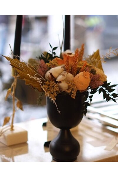 MOENAStudio Büyük Boy Siyah Çiçeklik