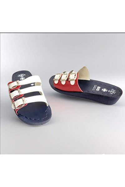 GEZER Women's Daily Three-Buckle Adjustable Home and Outside Slippers