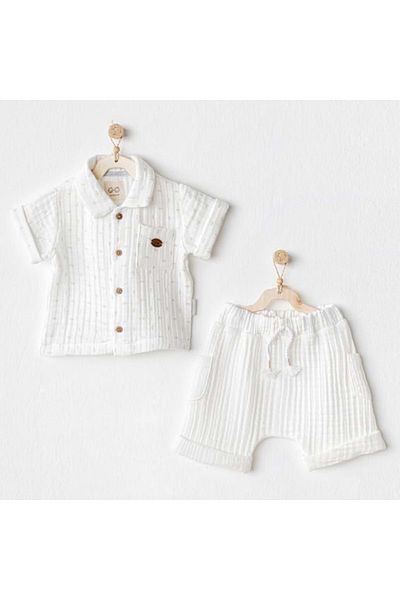 andywawa BABY SET 2 PCS SET MUSLIN WAWA BOYS