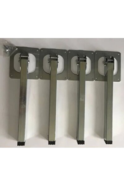 Filo Metal Katlanabilir Sofra Masa Ayağı 25 Cm ( 4 Adet ) + Vidaları