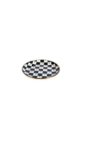 Zücev Checkers Series Serving Plate