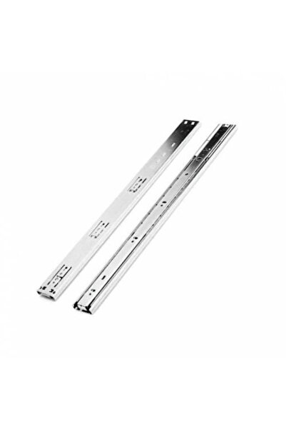 SAMET Galvan Teleskopik Frenli Çekmece Rayı 46x400