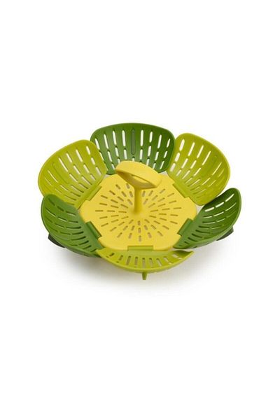 Joseph Joseph Svticaret Joseph 45030 Bloom Folding Steaming Basket, Green Mhm 1053513