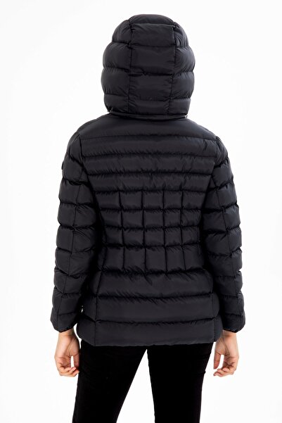 G-FOX Women's Short Detachable Hooded Padded Sports Puffer Jacket 8638