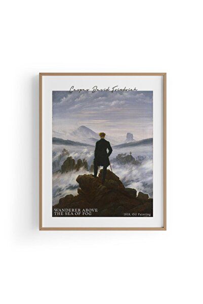 Wanderer Above The Sea Of Fog, Caspar David Friedrich | Ünlü Ressam Tablosu