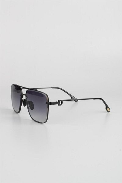 Max Polo نظارات شمسية للرجال - أسود متدرج، فلتر Uv400، موديل615209