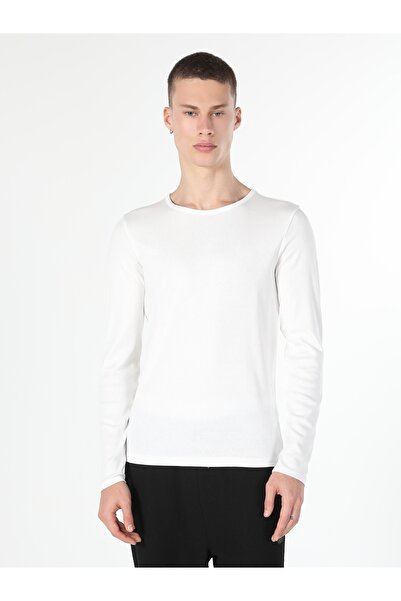 Colin's Ανδρικό μακρυμάνικο μπλουζάκι εφαρμοστό - Crew Neck Cl1051052