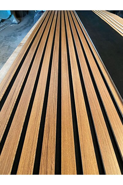 Çatı Home Dekoratif Ahşap Akustik Duvar Paneli 50cm * 240cm