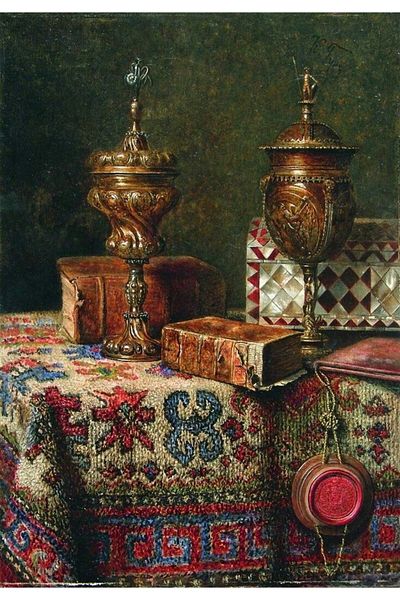 Marcel Kristal Tablo Carpet, Pearlescent Box,books Diamond Mosaic Painting 46x66cm