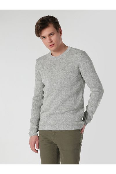 Colin's Green Slim Fit Men's Knitwear Sweater - Cl 1061674
