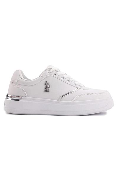 U.S. Polo Assn. Adidași casual pentru femei Polo Alkaz 23KA U.S. - alb