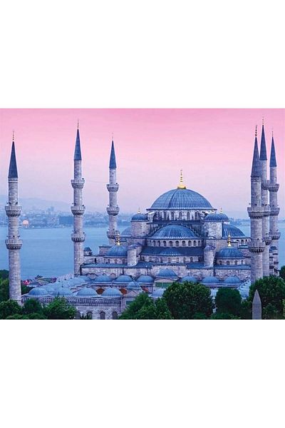MARCEL SANAT 74x56 Cm Istanbul Mosque Scenery Diamond Mosaic Painting