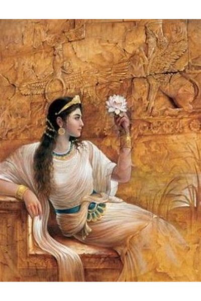 Marcel Kristal Tablo Woman Holding Flowers Marcel Art Diamond Mosaic Painting 46x61cm