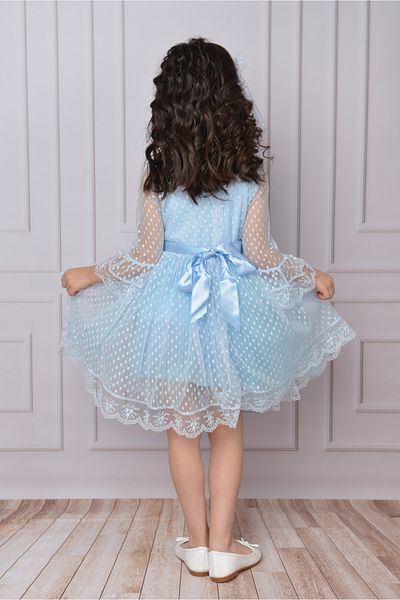 Delfini kids Rochie pentru fete Rochie pentru fete cu cataramă Rochie pentru fete Rochie din tul din dantelă