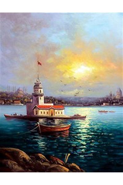 MARCEL SANAT Maiden's Tower Diamond Mosaic Painting 46x58cm