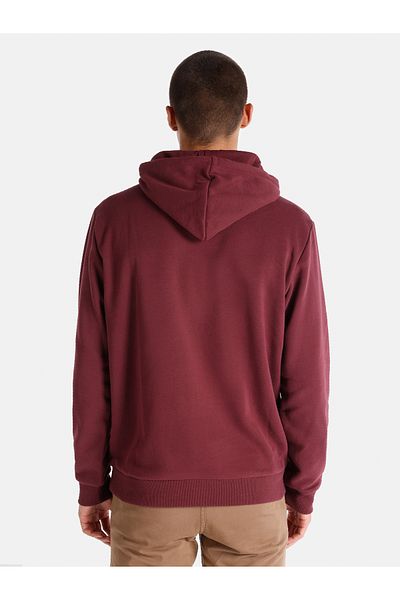Colin's Hanorac pentru bărbați Roșu Claret Regular Fit - Cl 1059712