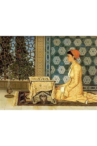MARCEL SANAT Osman Hamdi Bey Hafız Hatun Elmas Mozaik Tablo 76x58cm
