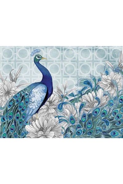 MARCEL SANAT Blue Peacock Diamond Mosaic Painting 70x50 Cm