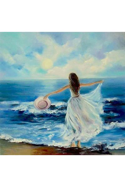 MARCEL SANAT Sandy Happiness Pixart Art Diamond Mosaic Painting Diamond Türkiye 50*50