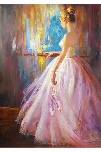 MARCEL SANAT Pink Ballerina Diamond Mosaic Painting 41x58cm