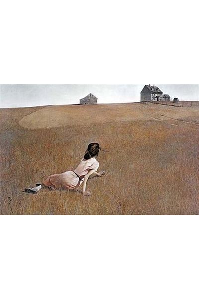 Marcel Kristal Tablo World of Chiristina-andrew Wyeth Marcel Art Diamond Mosaic Painting 99x66cm