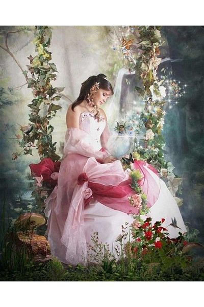 MARCEL SANAT Fairy Pink Pixart Art Diamond Mosaic Painting Diamond Turkey 45*55