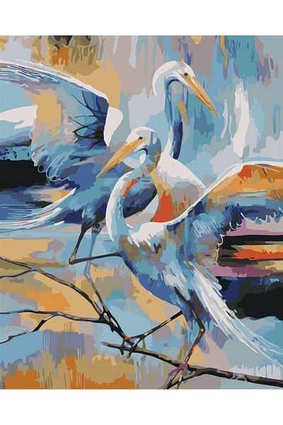 Marcel Kristal Tablo Μωσαϊκό ζωγραφικής με μοτίβο Storks Marcel Art Diamond 56x69cm