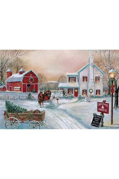 MARCEL SANAT Christmas De Homes Marcel Art Diamond Mosaic Painting 80x53 cm