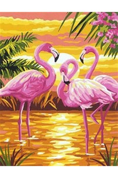 MARCEL SANAT Flamingos Diamond Mosaic Painting 46x58cm