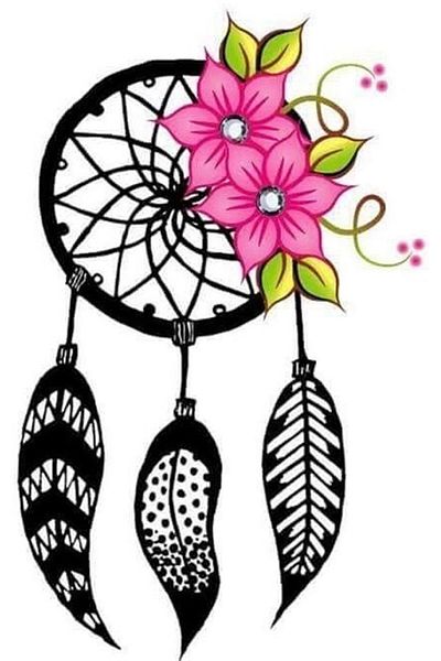 Marcel Kristal Tablo Dream Catcher Diamond Mosaic Painting 20x30cm