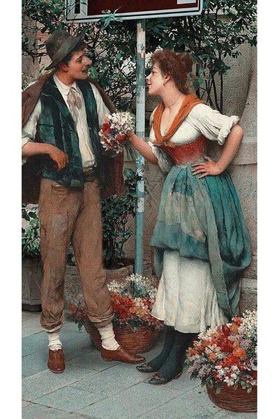 dialands FLOWERMAN GIRL--33X61CM-DM072