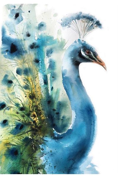 MARCEL SANAT Peacock Diamond Mosaic Painting Work 46x66cm