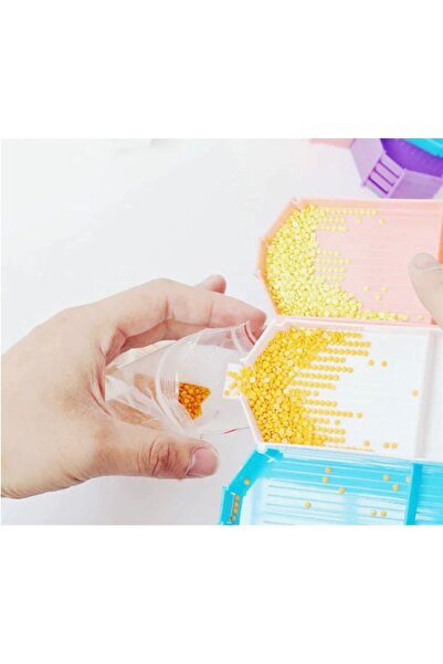 MARCEL SANAT Pink Double Sided Stone Plate Marcel Art Diamond Mosaic Painting