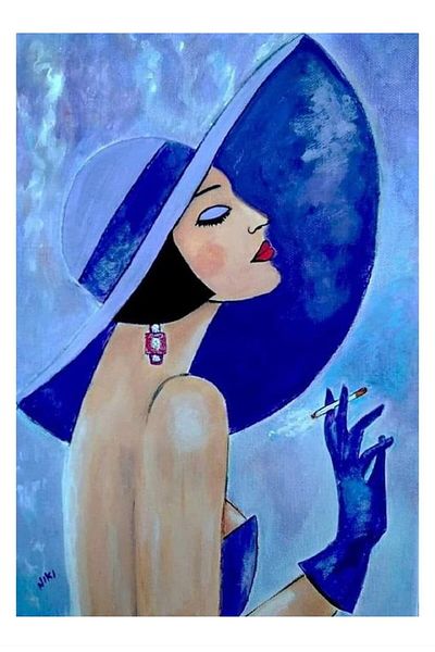 dialands Girl in Blue Hat