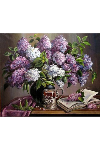 MARCEL SANAT Clusters And Book Marcel Art Diamond Mosaic Painting 66x56cm