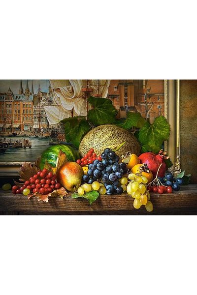 Marcel Kristal Tablo Fresh Fruits Marcel Art Diamond Mosaic Painting 71x51cm