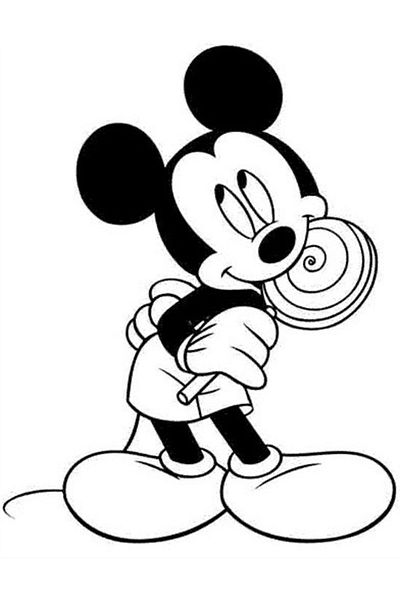 Marcel Kristal Tablo Mickey Black and White Diamond Mosaic Painting 20x25cm