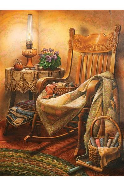 Marcel Kristal Tablo Vintage Room Marcel Art Diamond Mosaic Painting 58x76cm