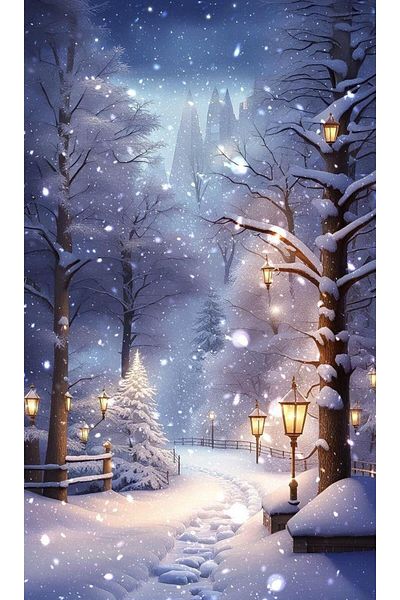 dialands SNOW LANDSCAPE-36X61CM-DM066