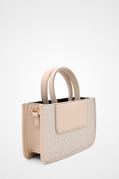 Yuka Atelier Pera Mini Canvas Hand and Shoulder Bag