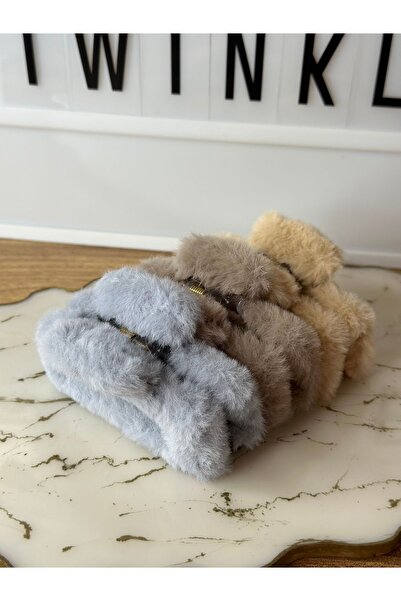 Twinkle Jewellery 3lü Peluş Mandal Toka Set