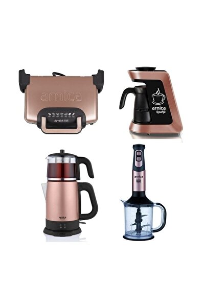 Arnica Rose Eko 4'lü Çeyiz Seti