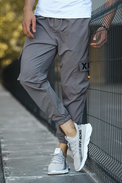 Oksit Ανδρική φόρμα προπόνησης Destry Slim Fit Court Parachute στο κάτω μέρος με τσέπη Cargo