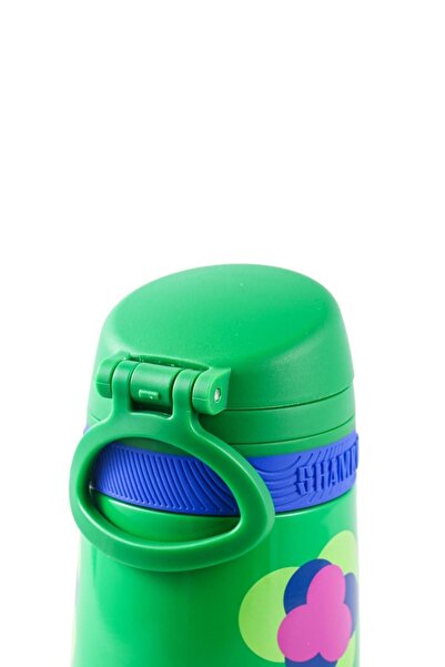 Shamobo Children's 350 Ml Stainless Steel Thermos with Straw Bpa Free 7 Colors