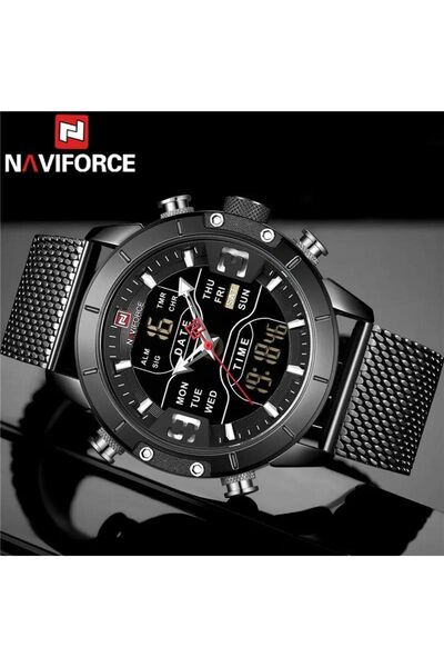 Skmei ساعة يد رجالية 9153 متعددة الوظائف