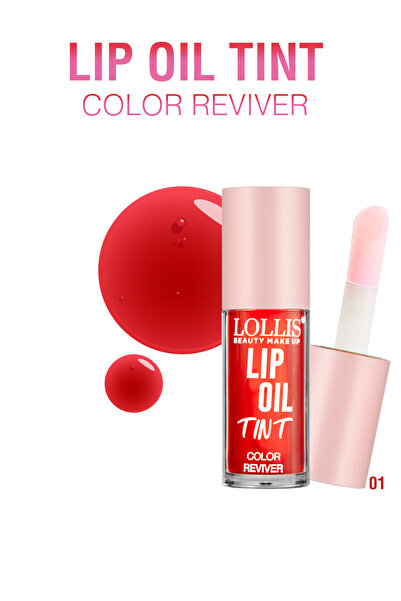 Lollis Lip Oil Tint 01 / Renkli Parlatıcı Dudak Yağı 01