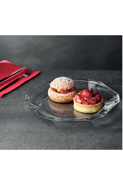 Paşabahçe Reflection Crystal 6-Person Cake Plate 18cm