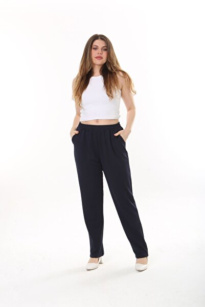 Era Lisa Παντελόνι από πλεκτό ύφασμα Relaxed Fit Lycra με ελαστική μέση